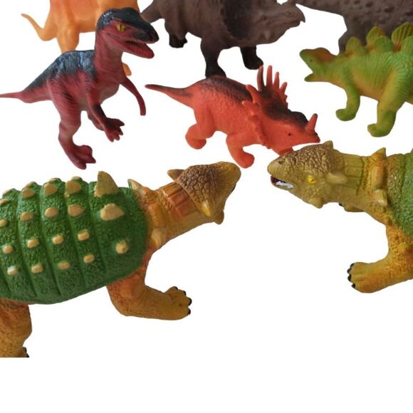 Dinosaurs Lot 14 Play Hard Plastic Vintage to Now Dinos Some Geoworld Safari Ltd - Picture 12 of 16